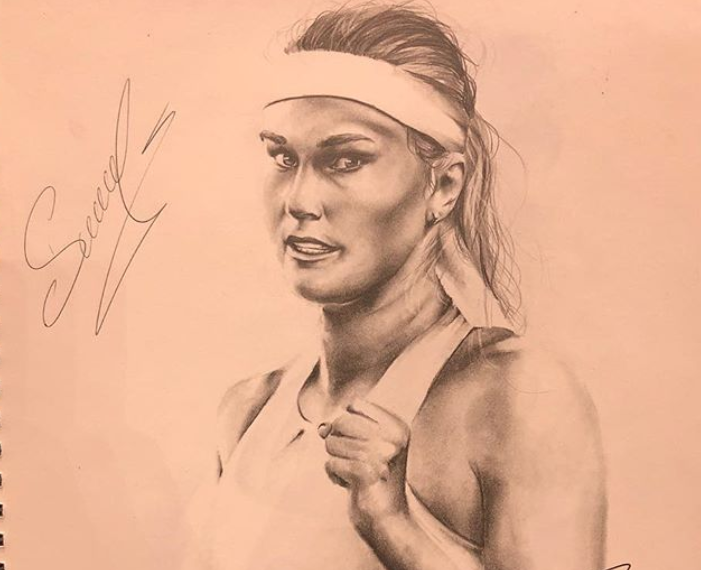 Sabalenka gets a nice portrait in Wuhan sabalenka portrait
