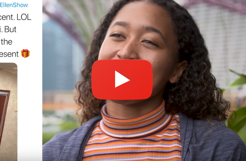 Osaka talks about the sexy tweet of Michaal B Jordan naomi osaka