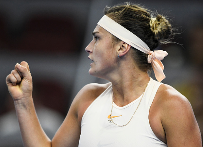 Sabalenka beats Muguruza after a stunning performance sabalenka