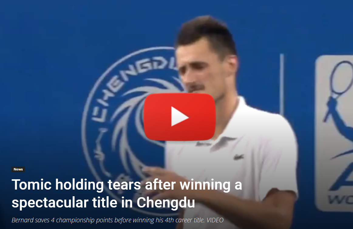 tomic in tears