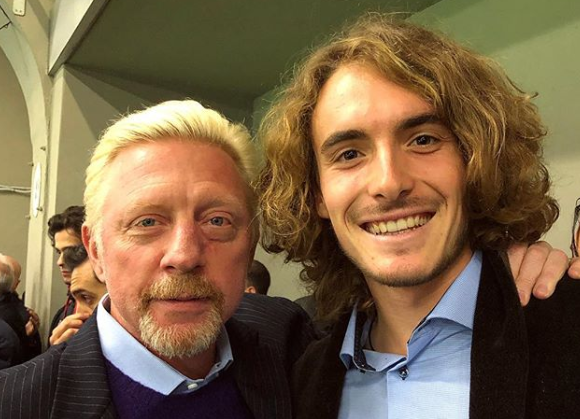 Tsitsipas and Becker enjoy Italian Soccer togheter - Tennis Tonic ...