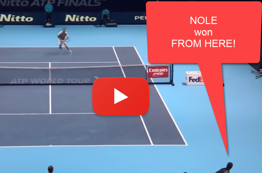 Hot Shot from Djokovic