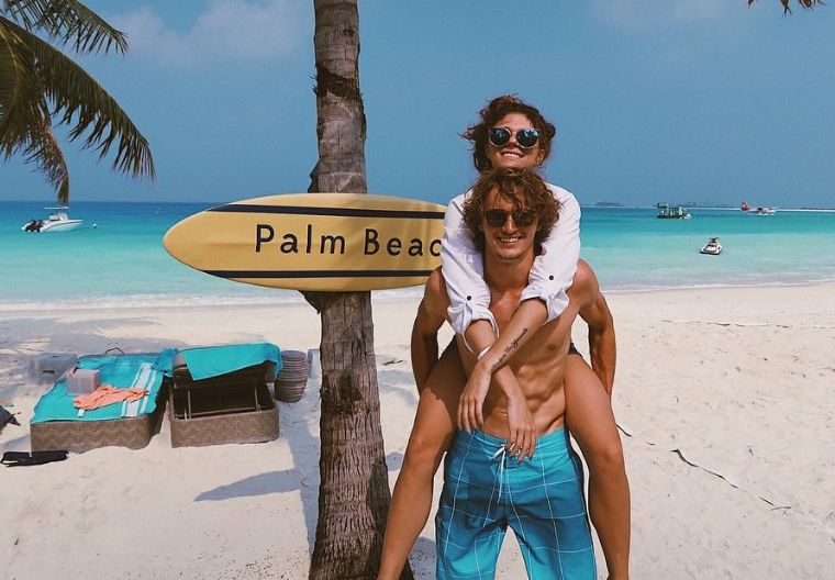 Sascha Zverev and Olya Sharipova in lovely picture at the Maldives ...