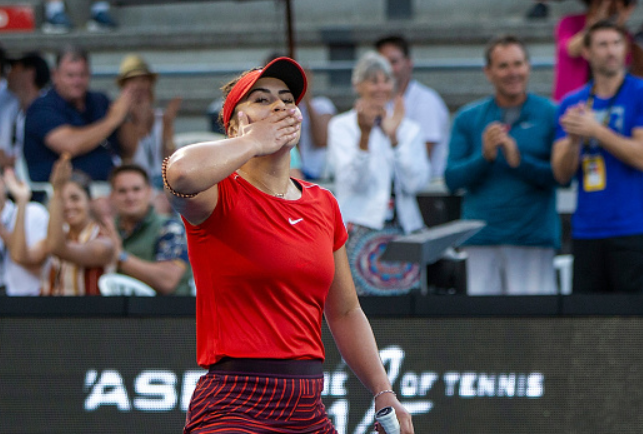 18 Year Old Bianca Andreescu Reaches The Final In Auckland Tennis Tonic News Predictions