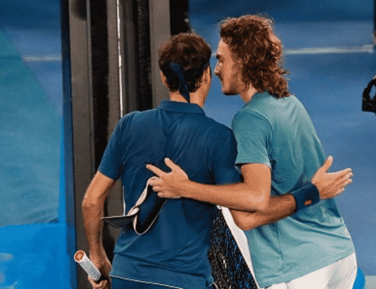 Federer and Tsitsipas