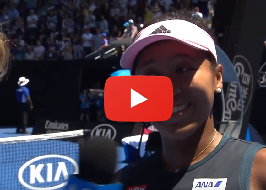 Naomi Osaka inspired by Stefanos Tsitsipas and Frances Tiafoe Naomi Osaka inspired by Stefanos Tsitsipas and Frances Tiafoe