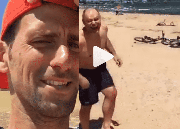 Novak DJokovic makes fun of his coach Marián Vajda