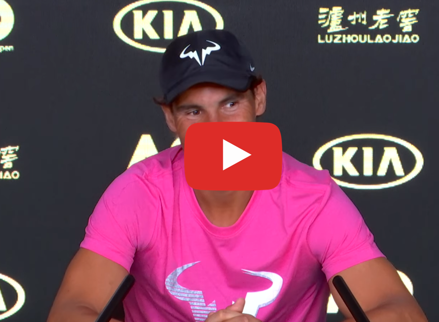 Nadal explains why he changed his serve in Australian Open press conference