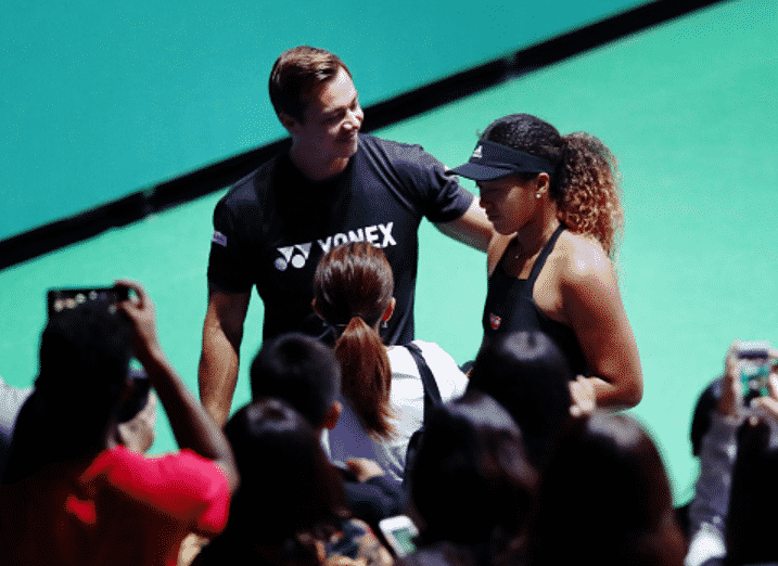 Sascha Bajin and Naomi Osaka