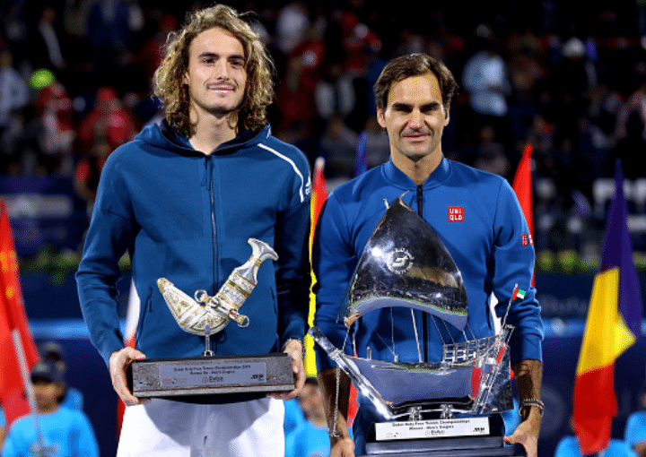 Roger Federer and Stefanos Tsitsipas for world no.1 Roger Federer and Stefanos Tsitsipas for world no.1