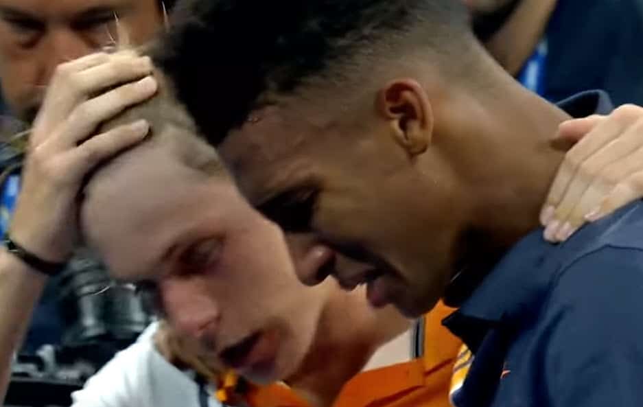 Denis Shapovalov and Felix Auger Aliassime Denis Shapovalov and Felix Auger Aliassime