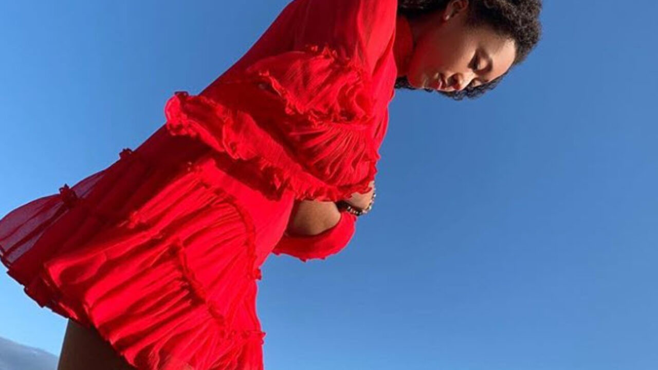 naomi osaka red dress