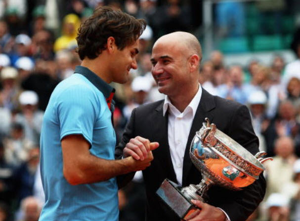 Roger Federer just broke another record of Agassi Roger Federer just broke another record of Agassi