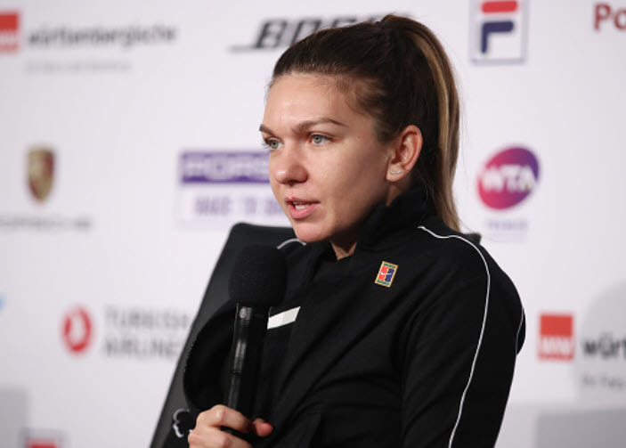 Simona Halep Injured