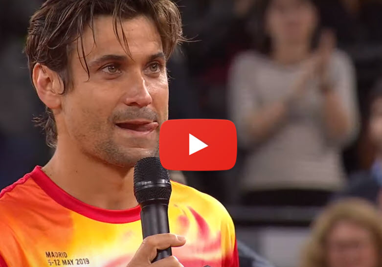 David Ferrer farewell ceremony