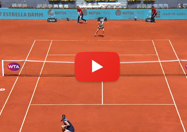 Simona Halep vs. Johana Konta 2019 Madrid Open Second Round Highlights