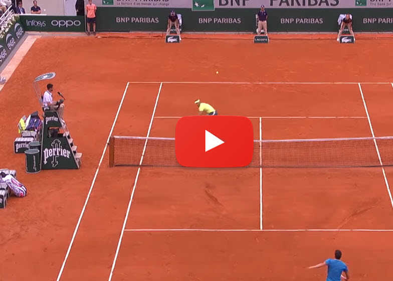 Insane Volley from the King of Clay