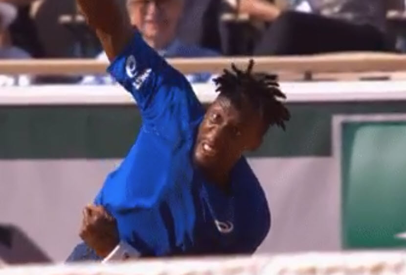 Monfils camera French Open
