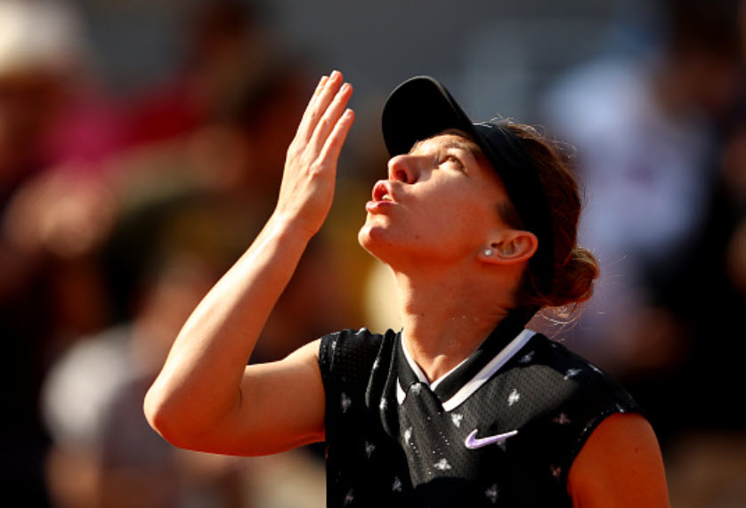 Simona Halep in Paris