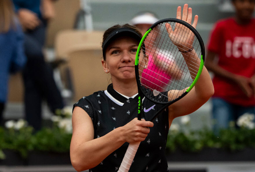 Simona Halep in Paris