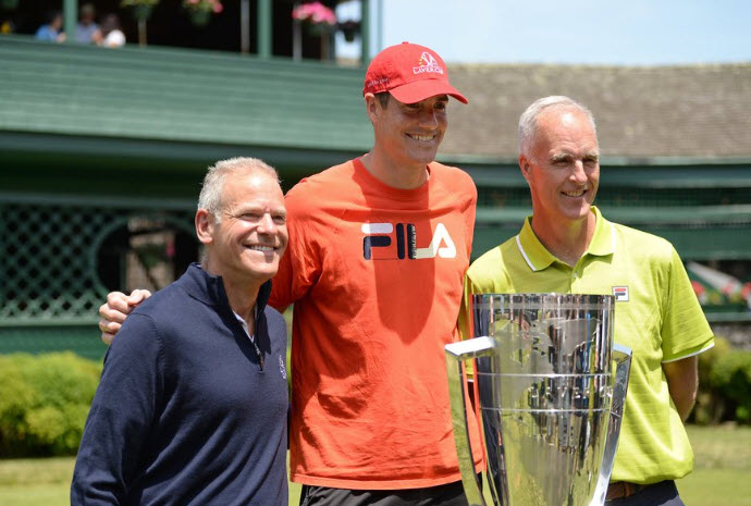 John Isner in Newport John Isner in Newport