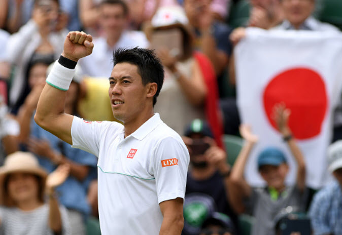 Kei Nishikori in London
