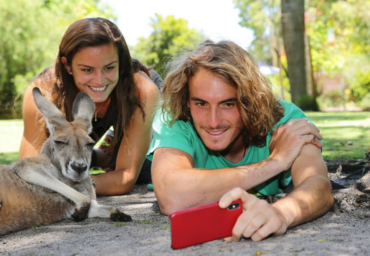 MARIA SAKKARI. Stefanos Tsitsipas and I are loved in Greece, but we ...