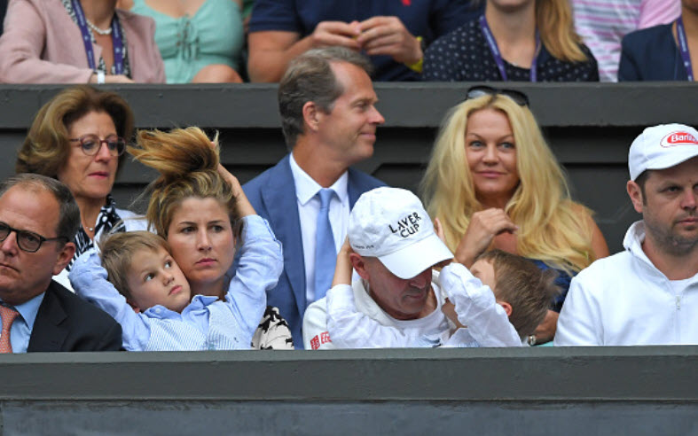Roger Federer team and family