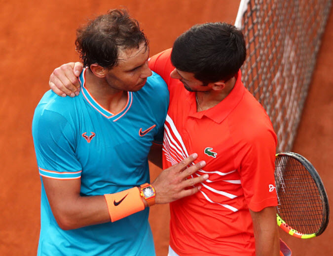 Nadal and Djokovic Nadal and Djokovic