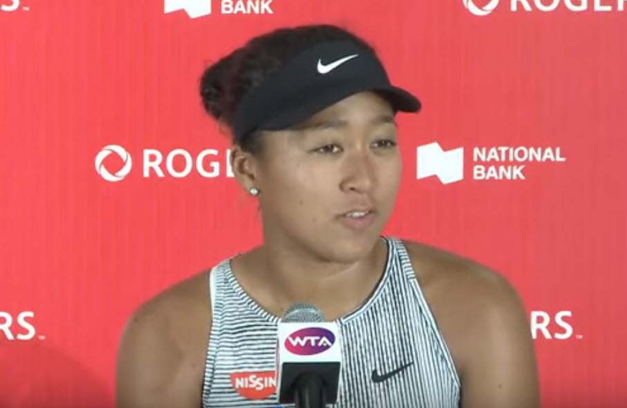 Naomi Osaka happy to play Serena