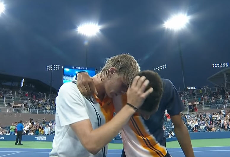 Shapovalov Auger Aliassime heart problem