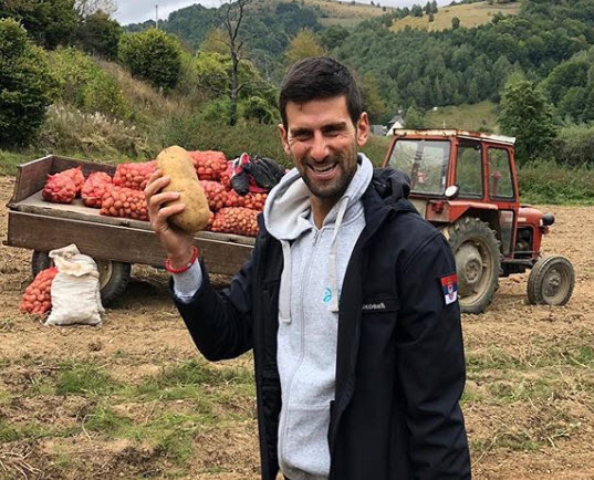 Djokovic potatoes