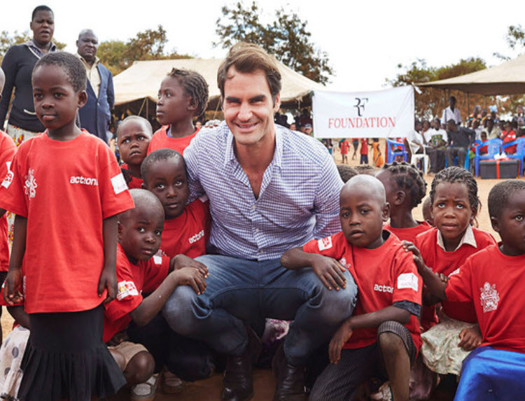 Federer and the Foundation Federer and the Foundation