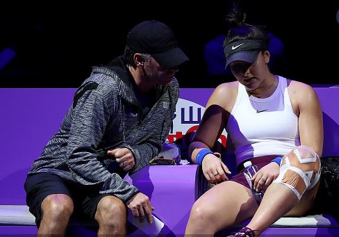INJURY. Why Andreescu may have a knee surgery Why Andreescu may have a knee surgery