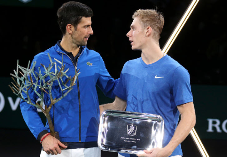Denis Shapovalov like Djokovic states that the ATP Cup and the Davis ...