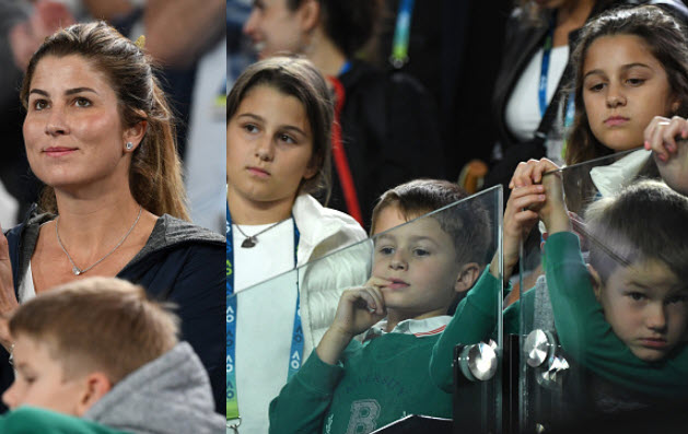 Federer children and Mirka