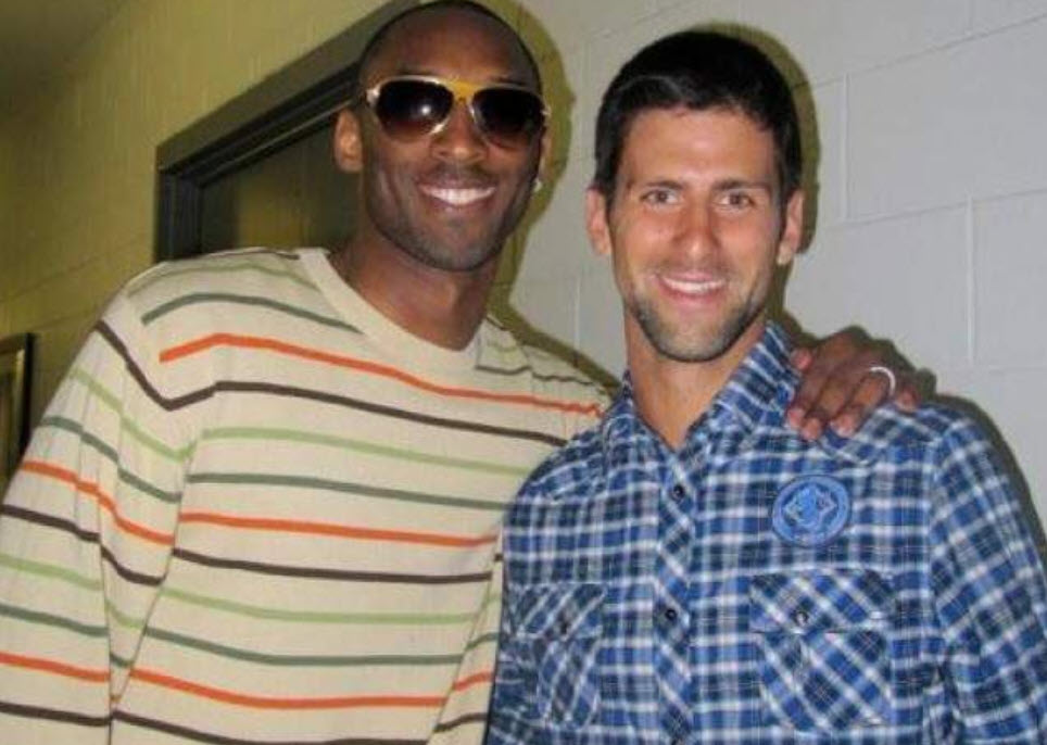 Novak Djokovic and Kobe Bryant