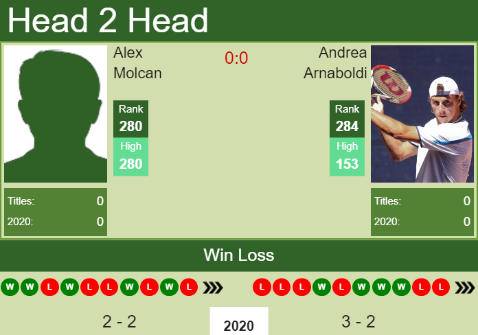 Prediction and head to head Alex Molcan vs. Andrea Arnaboldi