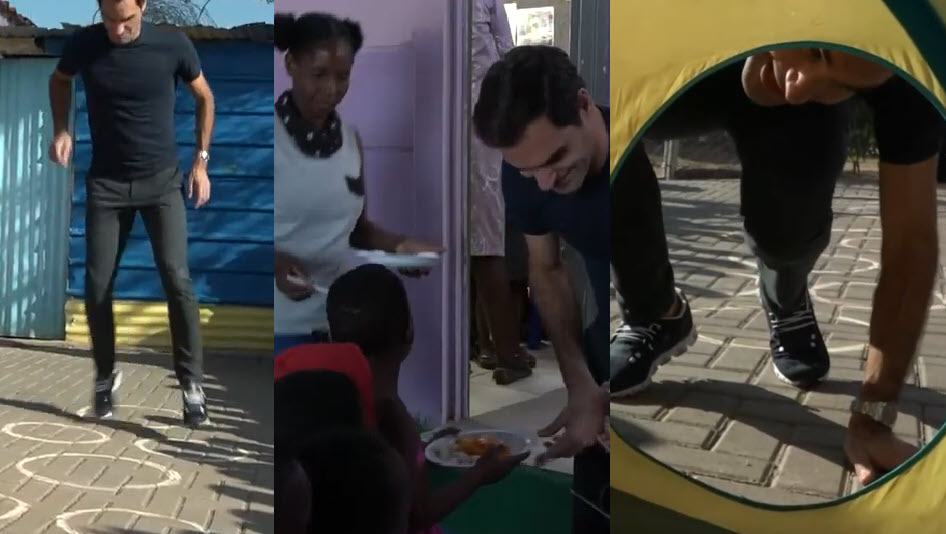 Federer and his trip in Namibia