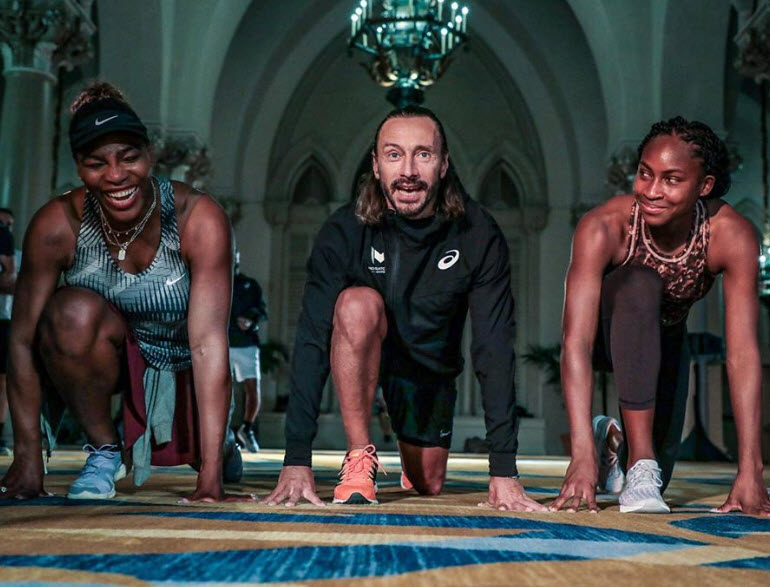 Gauff and Serena Williams Gauff and Serena Williams