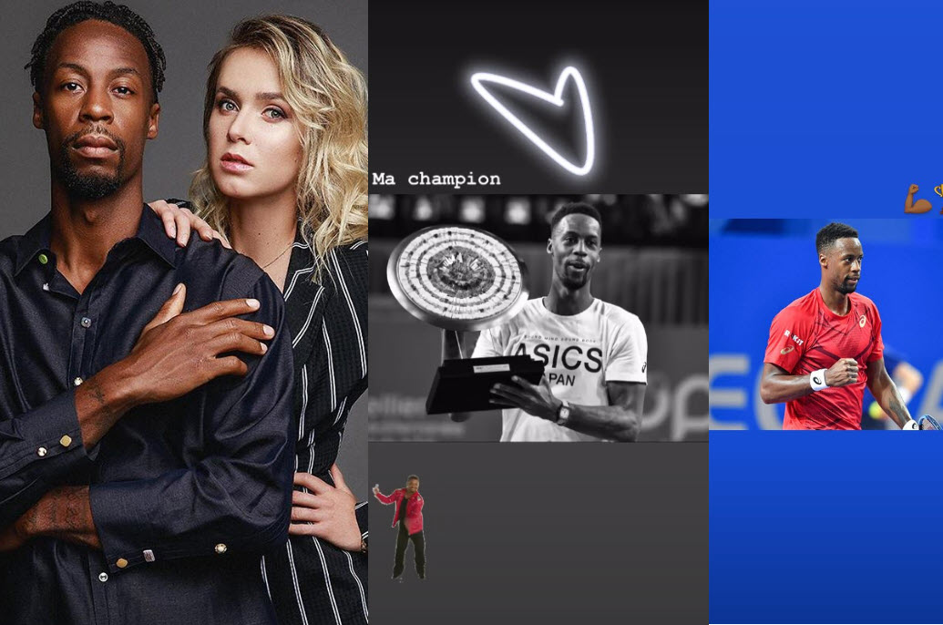 Svitolina and Monfils Svitolina and Monfils