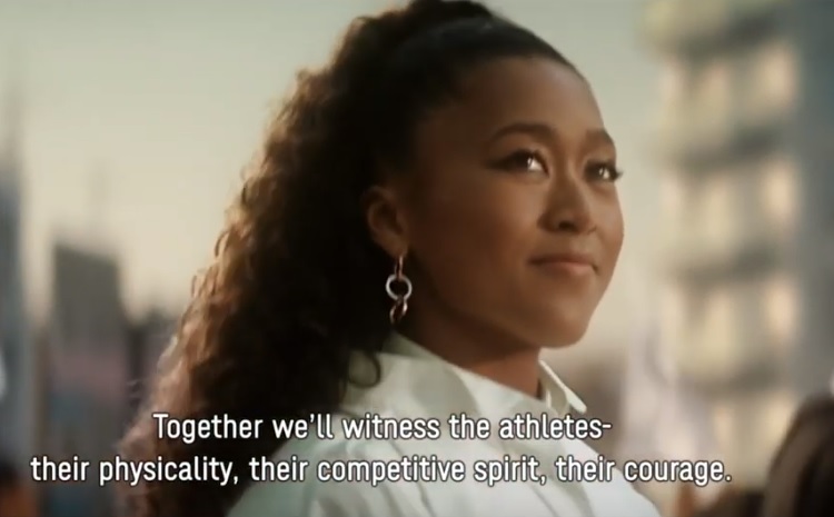 Gorgeous Naomi Osaka stars in officila video of the 2020 Olympics in Tokyo