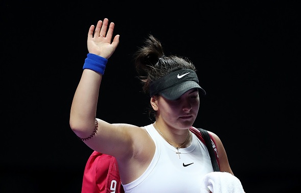 Injured Bianca Andreescu Also Out From Doha Because Of Her Knee Tennis Tonic News Predictions H2h Live Scores Stats