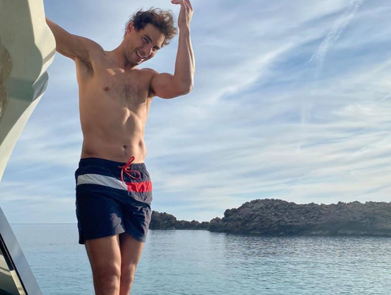 Nadal shows off muscular body on Instagram after being cka from the ...