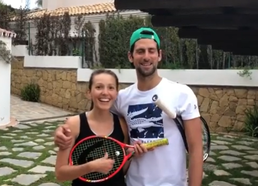 Djokovic and Jelena