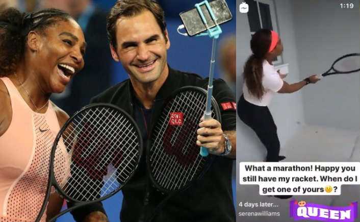 Federer and Serena Williams