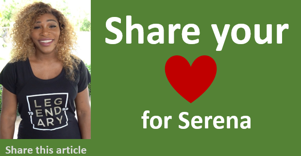 Serena share love