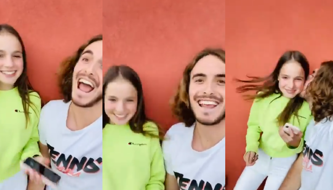 WATCH. Stefanos Tsitsipas having some "crazy" fun with his ...