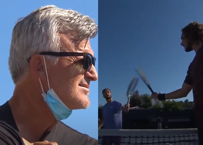 STUPID! Moutet insults Tsitsipas' father during UTS | Tennis Tonic - News, Predictions, H2H ...