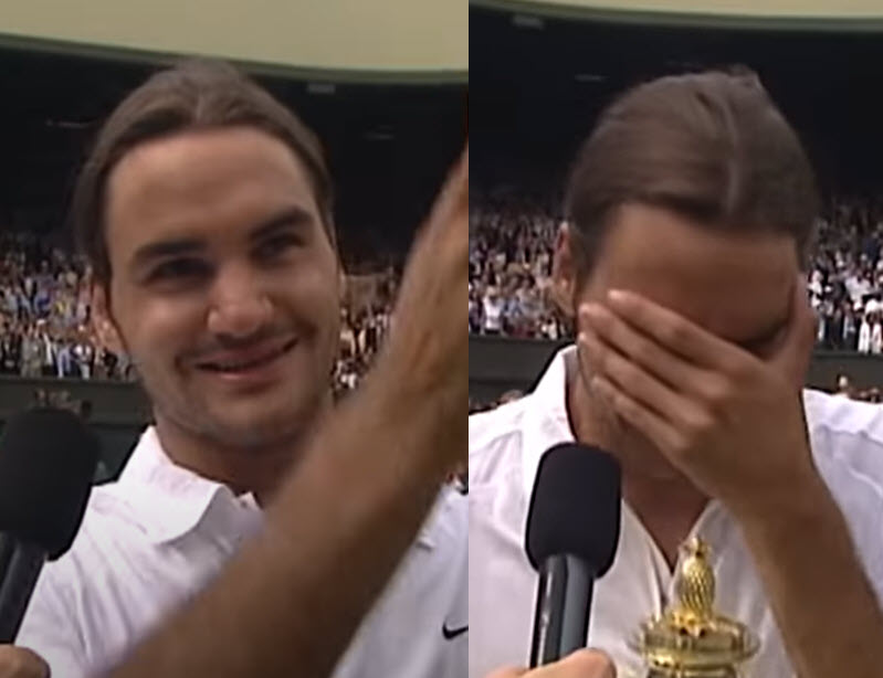 Federer first slam speech Federer first slam speech